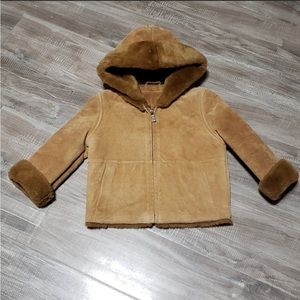 UGG TODDLER SUEDE COAT SZ 2